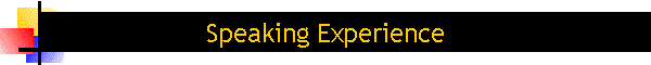 Speaking Experience